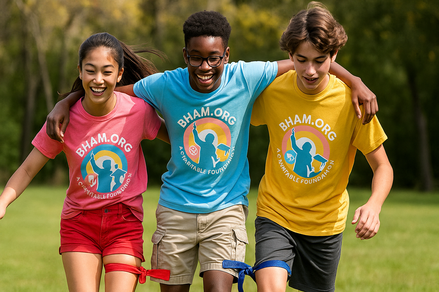 BHAM.ORG volunteers running together